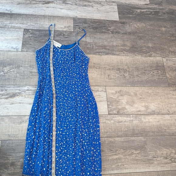 Roberta Bridal Blue Spaghetti Strap Cocktail Dress - Picture 9 of 9